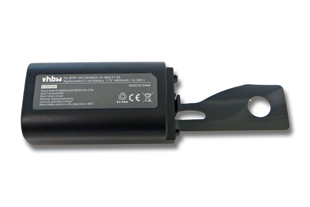 vhbw Akku 4400mAh (3.7V) kompatibel mit Barcode Scanner Symbol MC3000S, MC3070, MC3070 Laser, MC3090