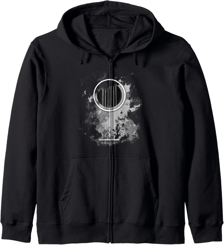 Akustik Gitarre Vintage Distressed Gitarristen Kapuzenjacke