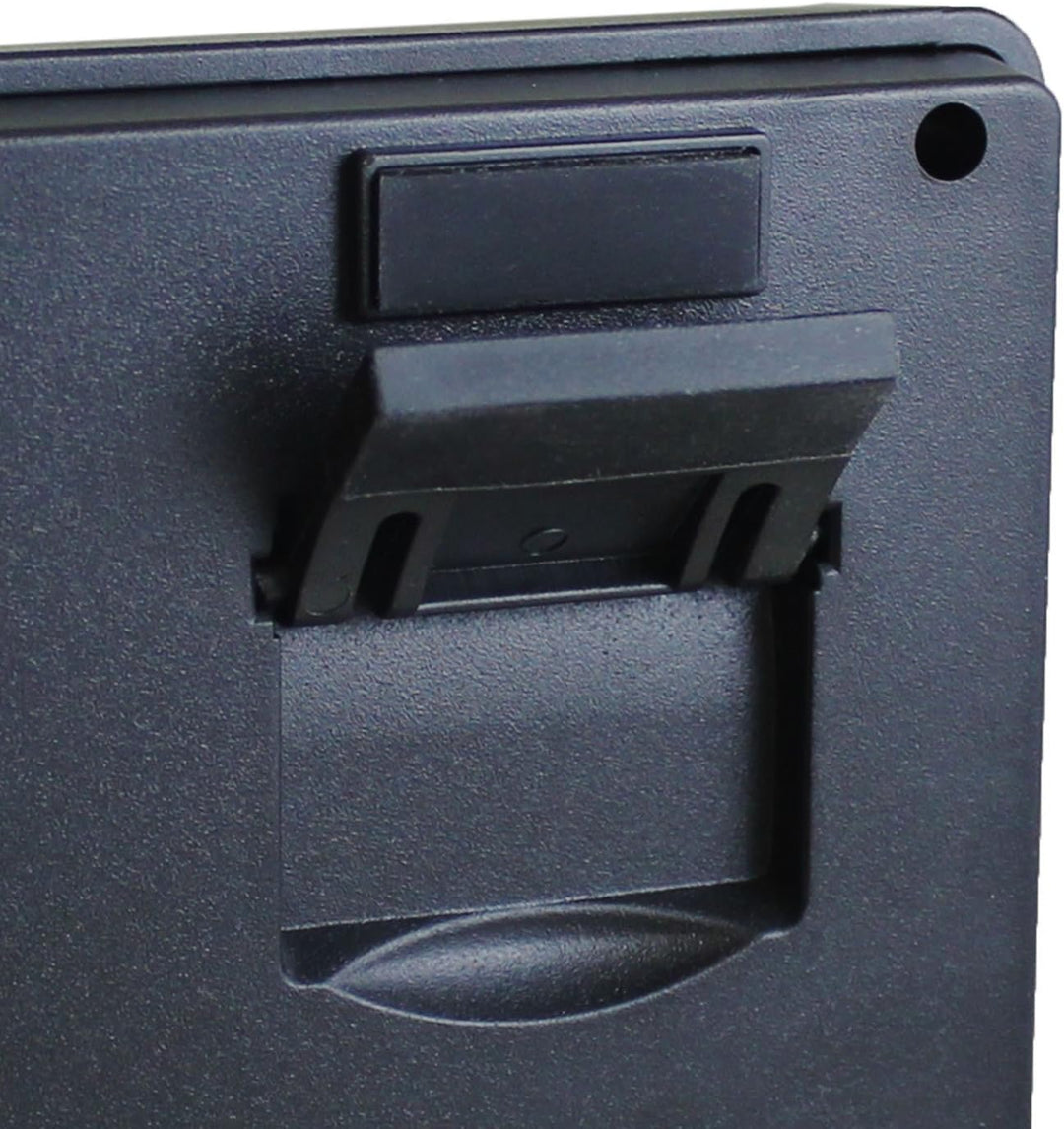 Adesso Easy Touch AKB-630UB Antimikrobielle wasserdichte Tastatur (630UB), Schwarz, 18.40in. x 7.60i