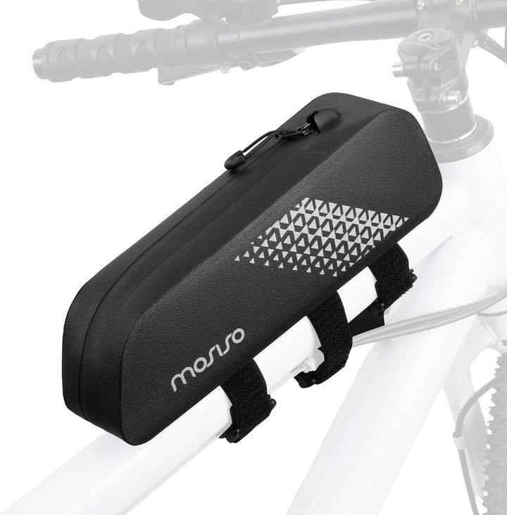 MOSISO Fahrradrahmensack Oberrohr Fahrradtasche, Fahrrad Frontrahmensack mit Abnehmbarem Schultergur