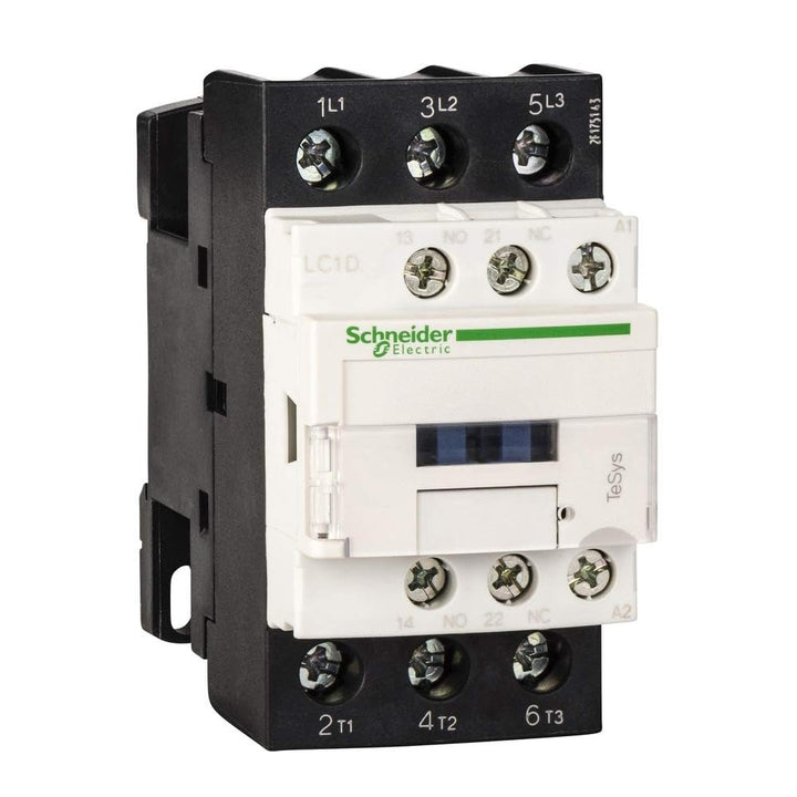 Schneider Electric - Leistungsschütz LC1D 3p, +1S+1Ö, 15 kW, 32 A, 400 V AC3, Spule 24 V AC, LC1D32B