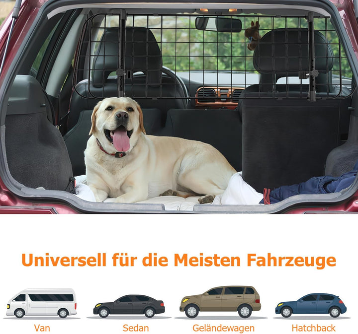 Hundegitter Auto, Autoschutzgitter Trenngitter Universal, Autoschutzgitter Verstellbare Breite mit S