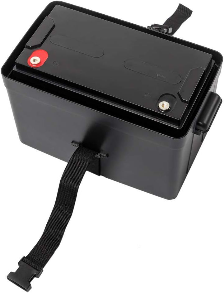 WATTSTUNDE Akku Batteriebox für 100Ah AGM Batterie - für Wohnmobil, Camper, Bootsmotor Elektromotor