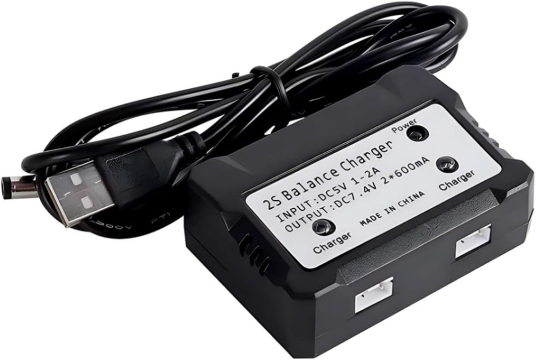 ZYGY 2pcs 7.4V 850mah Lithium Batterie &amp; 2in1 Ladegerät für 9300 9301E 9302E 9303E 9034E 9305E 9310