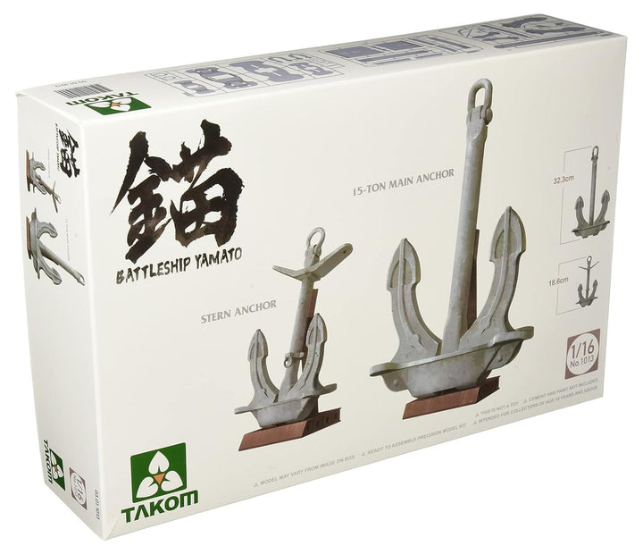 Takom Modell Battleship Yamato Anchors, TKO1013