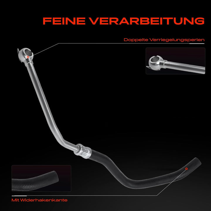 Frankberg Hydraulikschlauch Lenkung Benzin Kompatibel mit 5er E39 535i 540i 3.5L 4.4L 1996-2003 5er