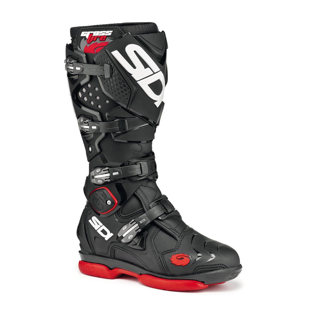 Sidi Herren Crossfire 2 SmSupermotard boots 43 EU Schwarz, 43 EU Schwarz