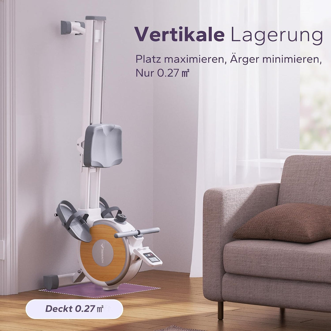 MERACH Rudergerät für Zuhause, Magnetisches Bluetooth Rudergeräte mit 16 Widerstandsstufen, Upgrade
