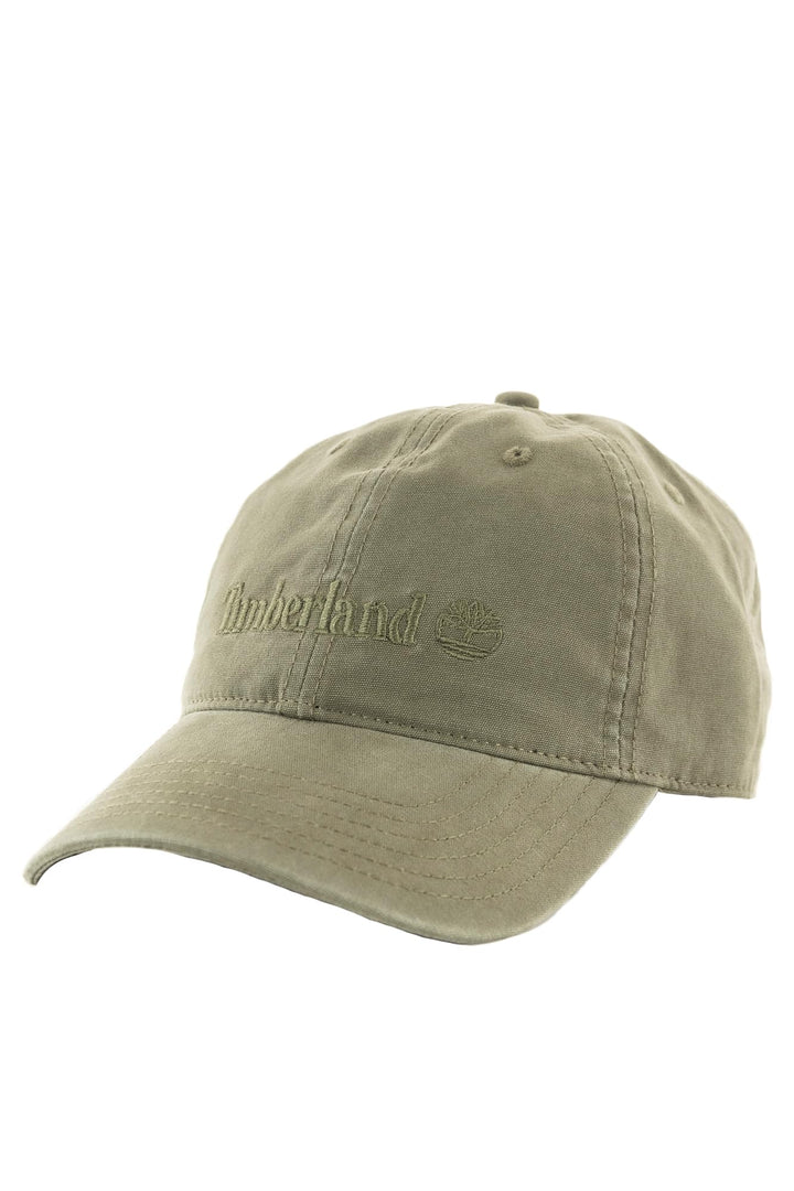 Timberland Herren-Baseballmütze mit Lederaufnäher-Logo Einheitsgrösse Grün, Einheitsgrösse Grün