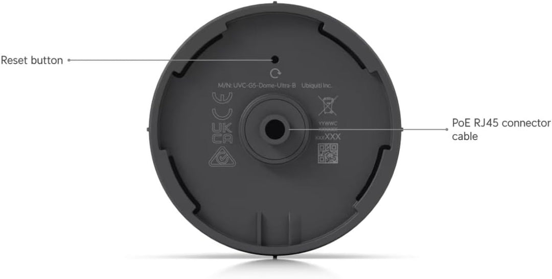 Ultra-compact and - tamper-resistant 2K HD PoE - camera with night vision designed for low-profile i