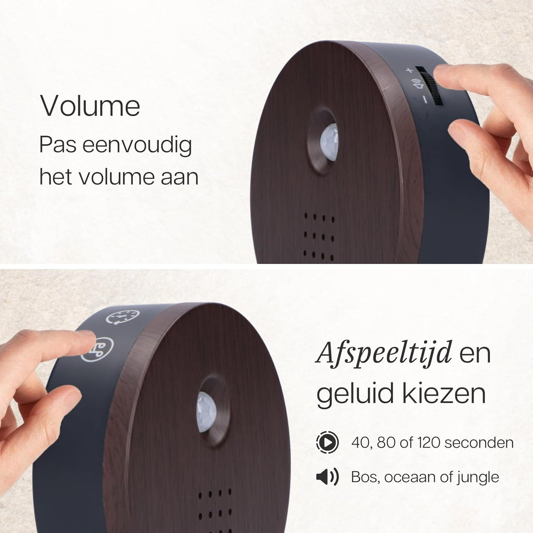 Melodiez Vogelgeräusche Hütte mit Sensor - Box Inkl. Batterien und 4 natürlichen Vogel, Ozean und Ds