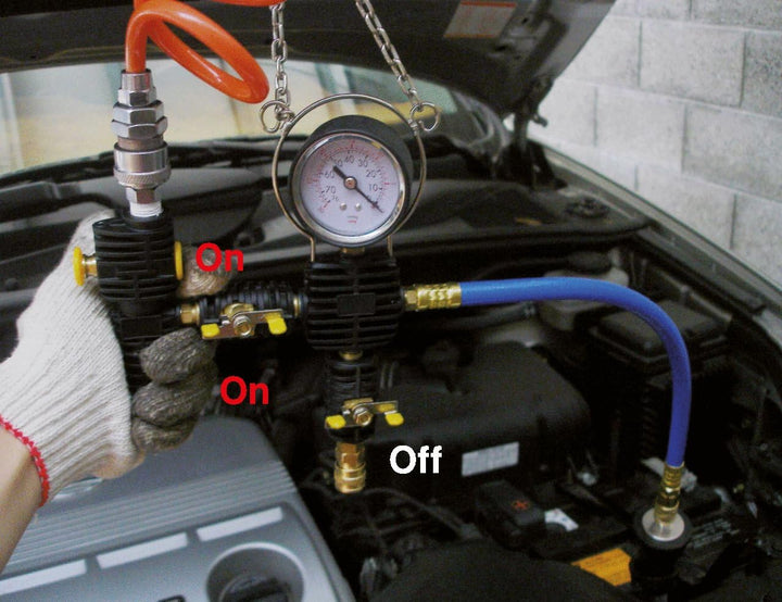 KS Tools 150.1930 MASTER Kühlsystem-Diagnose-Service-Satz, 25-tlg.