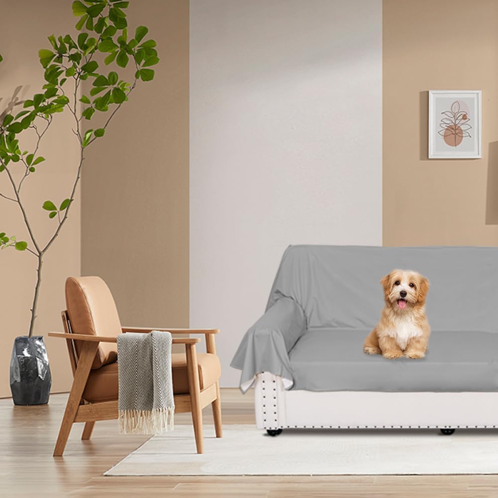 DUJUIKE 100% wasserdichte Schutzdecke oder Liner für Bett, Matratzenschoner für das Bett, Wiederverw