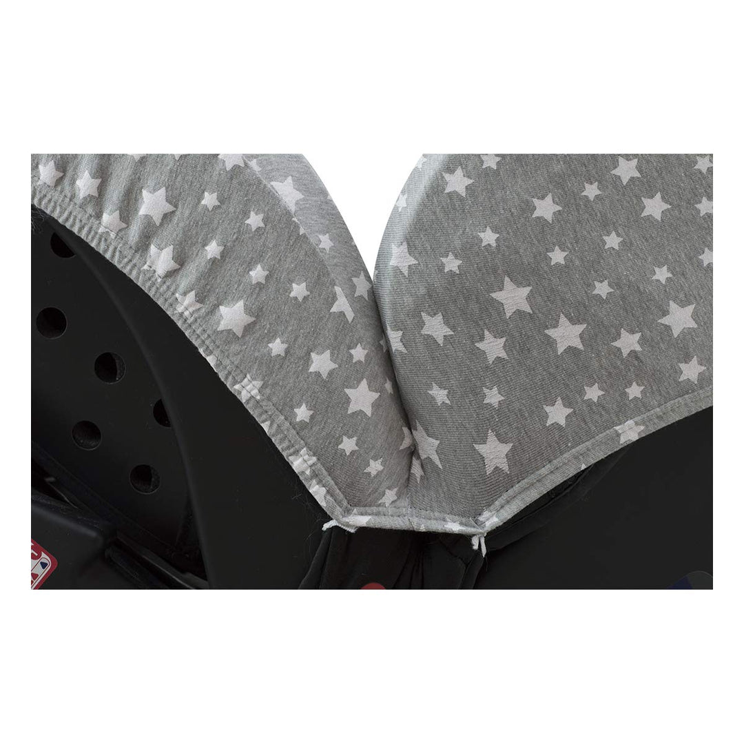 JYOKO Kids Bezug für Autositz Kompatibel mit Joie Stages, Every Stages, aus Baumwolle (White Star),