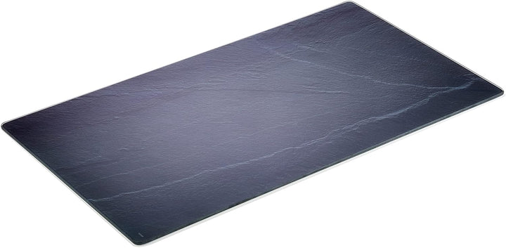 KESPER | Multi-Glasschneideplatte, Material: Glas, Masse: 52 x 30 x 0,8 cm, Motiv: Schiefer, Farbe: