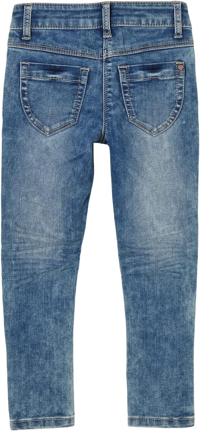 s.Oliver Mädchen Slim: Denim im Used-Look 92 Slim Blau, 92 Slim Blau