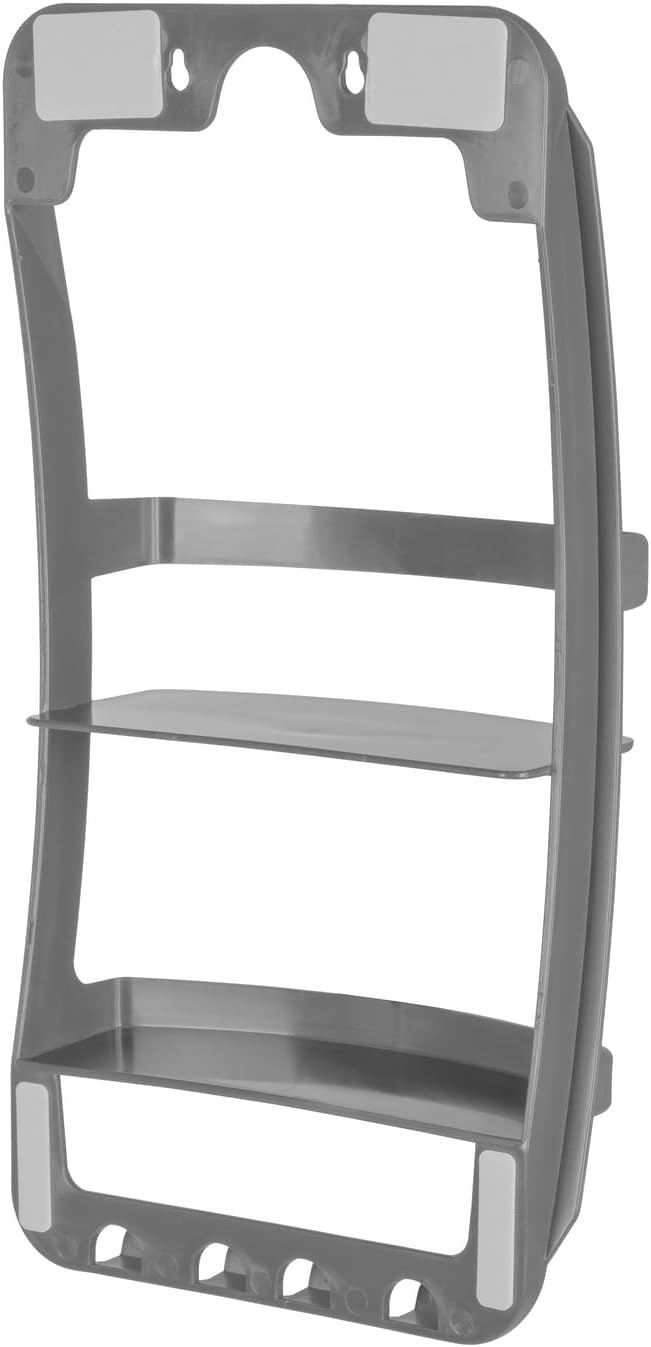 WENKO Badregal Universal, Anthrazit Grau, Grau