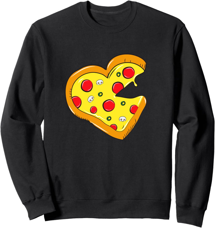 Mutter Vater Sohn Tochter Pizza Partnerlook Sweatshirt