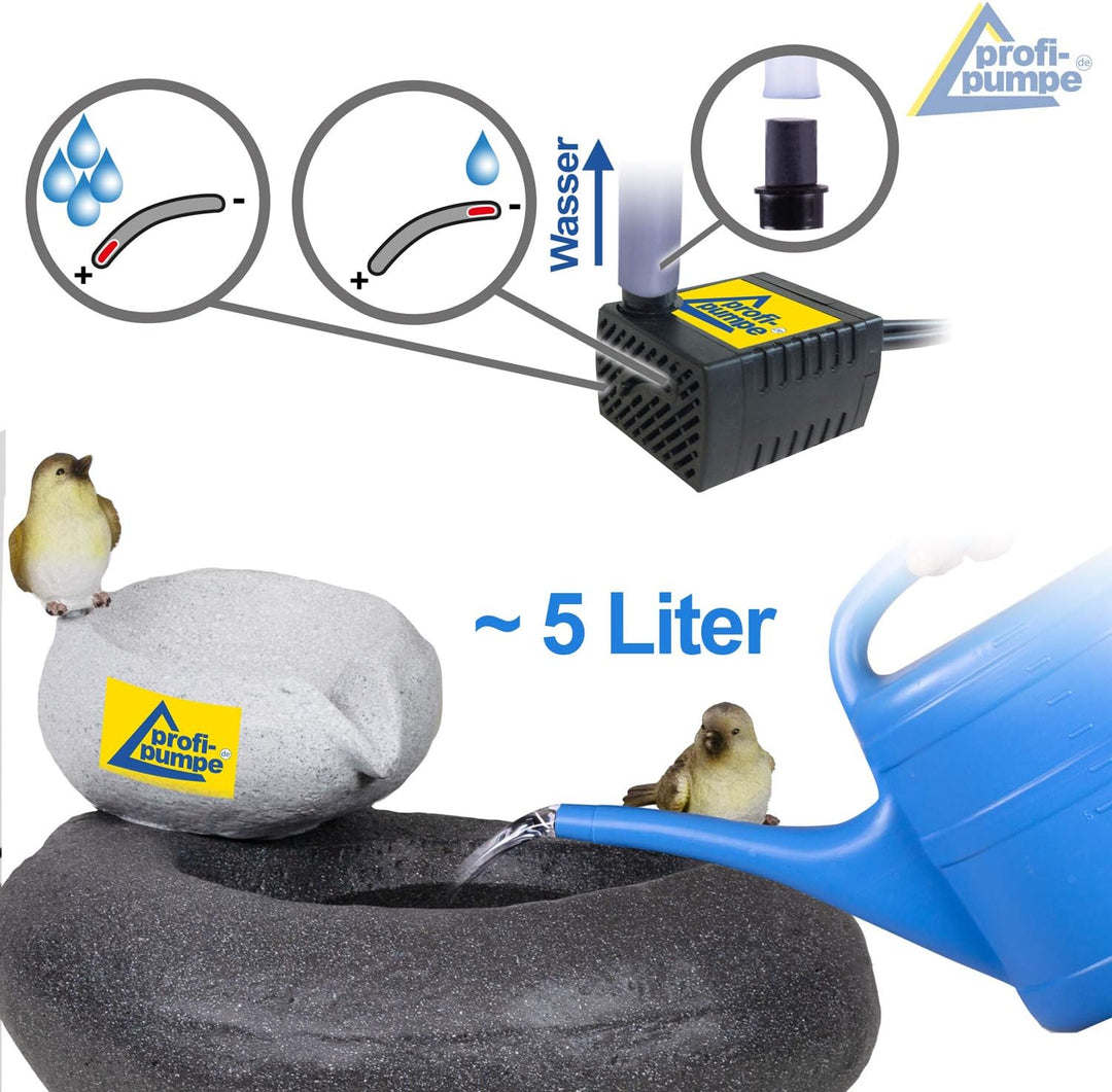 Gartenbrunnen Brunnen Zierbrunnen Zimmerbrunnen Springbrunnen Brunnen 230V Wasserfall Wasserspiel fü