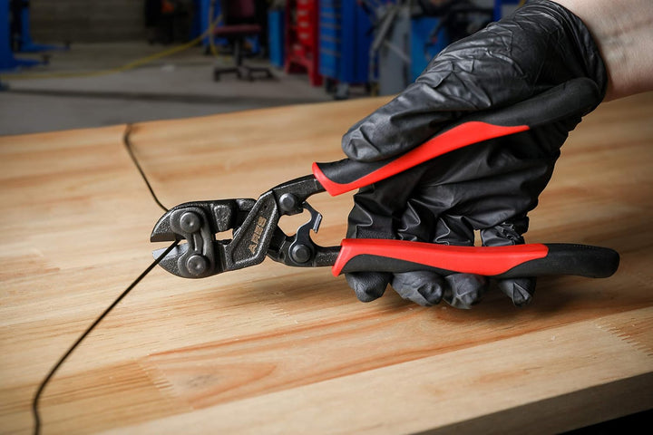 ARES 70664-20,3 cm Mini-Bolzenschneider, Chrom-Moly-Stahlkonstruktion und induktionsgehärtete Schnei
