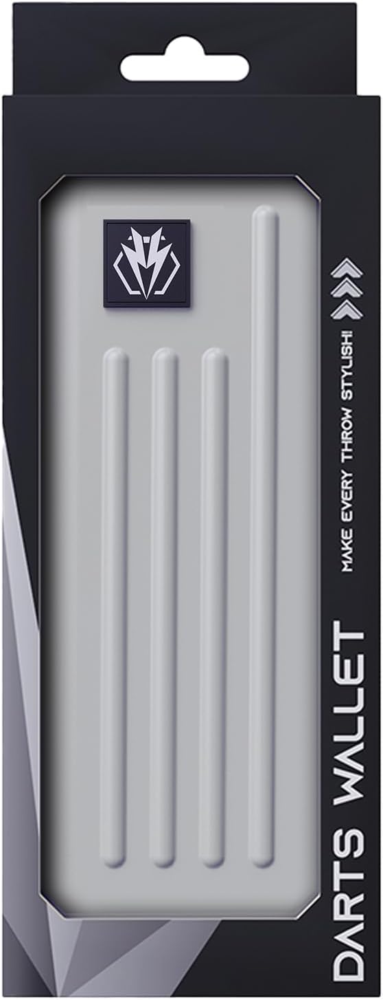 Dartkoffer für Stahl- oder Soft-Tip-dartpfeile, fasst 3 Darts und anderes Zubehör, mit eingebautem A