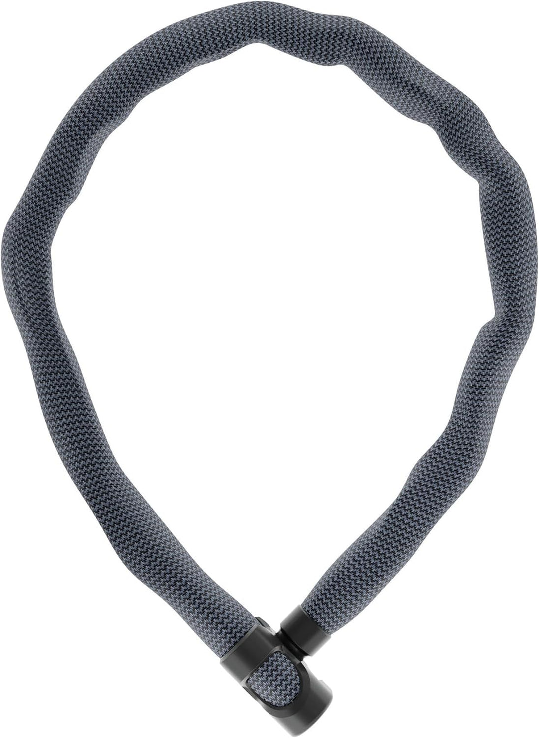 ABUS Kettenschloss IVERA Chain 7210 – Fahrradschloss mit hochflexibler IvyTex-Kunstfaserummantelung