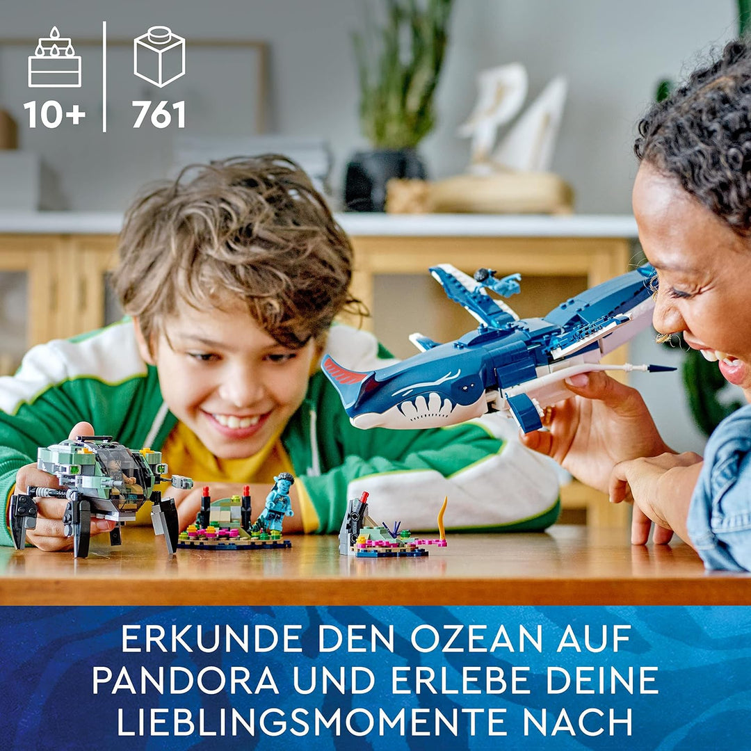 LEGO 75579 Avatar Payakan der Tulkun und Krabbenanzug, The Way of Water Ozean Spielzeug zum Bauen mi