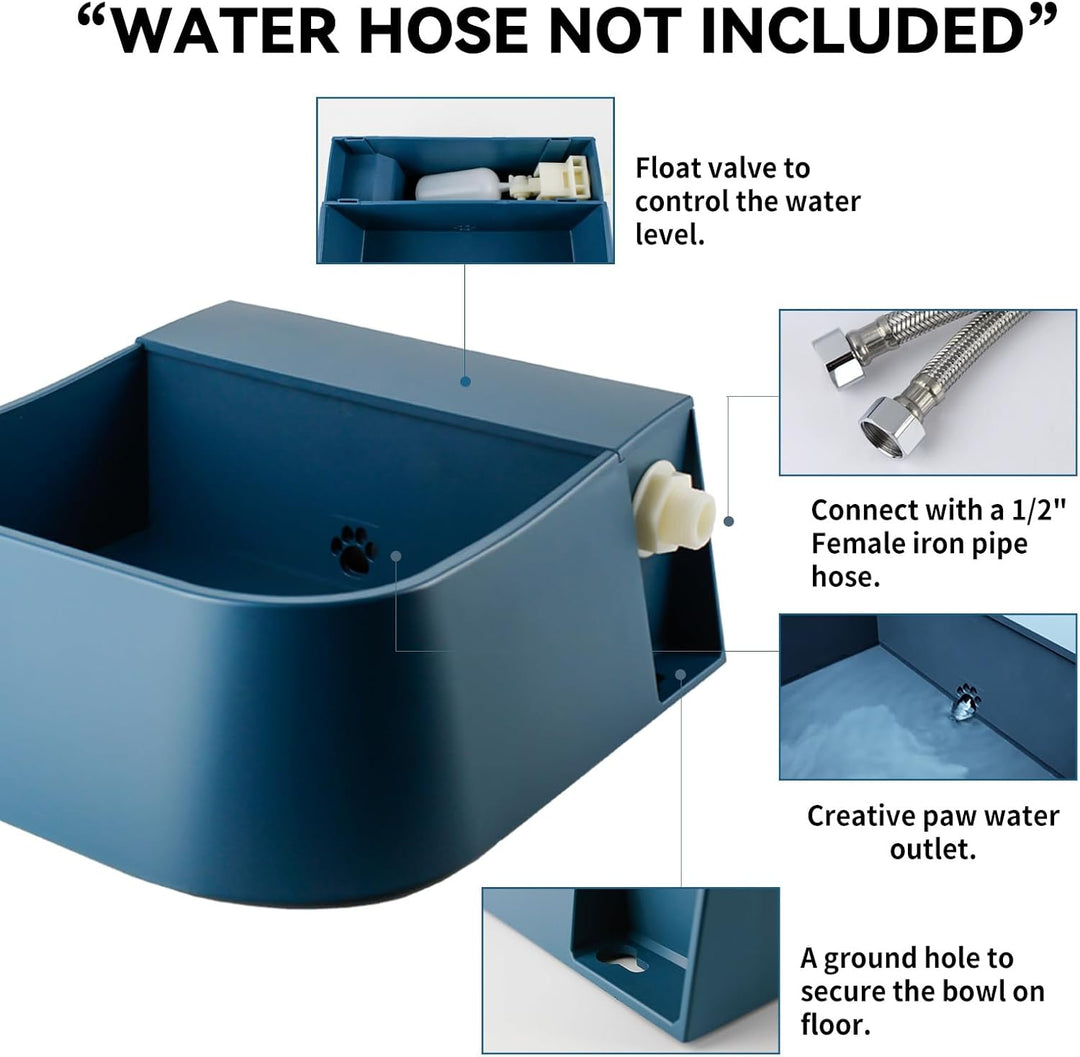 Namsan Schwimmer Tränkebecken für Haustiere Automatisch Hundetränke Schwimmertränke mit Schwimmerven