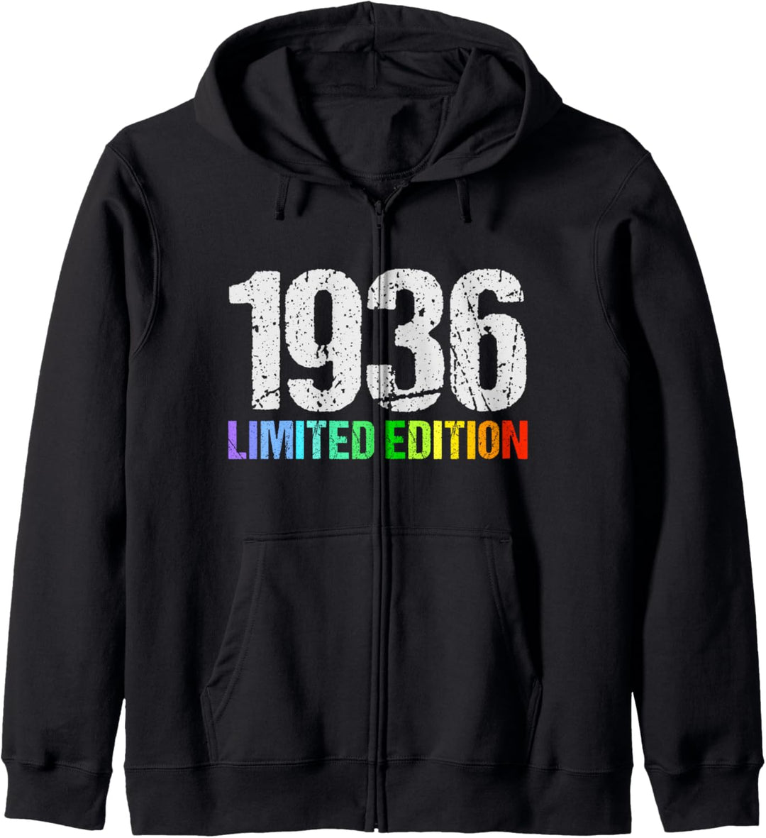 88. Geburtstag Mann Frau 88 Jahre 1936 Deko Lustig Geschenk Kapuzenjacke