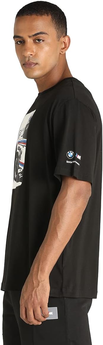 PUMA BMW MMS Statement Graphic T-Shirt Cotton Black M