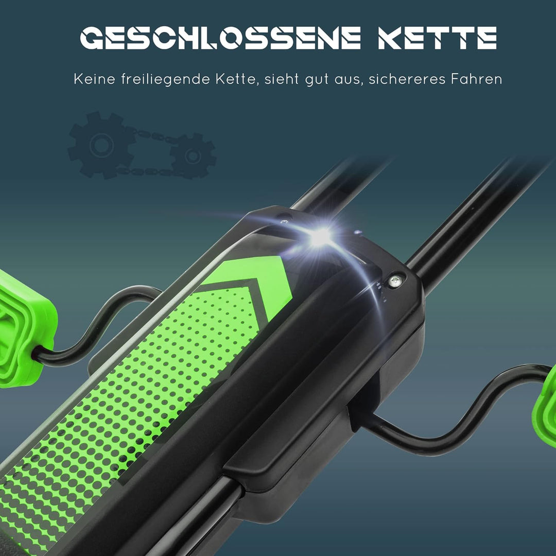 HOMCOM Gokart, Kinderfahrzeug mit 3-stufig verstellbarem Sitz, Tretfahrzeug mit Gummireifen, Pedal u