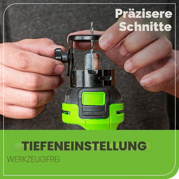 Greenworks PowerAll 24 V Akku-Schnellkreissäge – Rollschneider (blankes Werkzeug) Schnellsäge Solo+Z