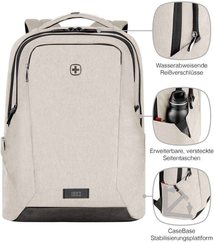 WENGER MX Laptop-Rucksack, Notebook, Tablet bis 10 Zoll, Damen Herren, Business Uni Schule Reisen Be