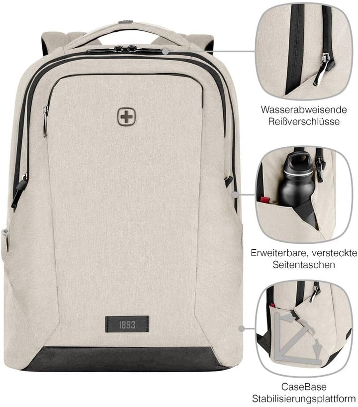 WENGER MX Laptop-Rucksack, Notebook, Tablet bis 10 Zoll, Damen Herren, Business Uni Schule Reisen Be