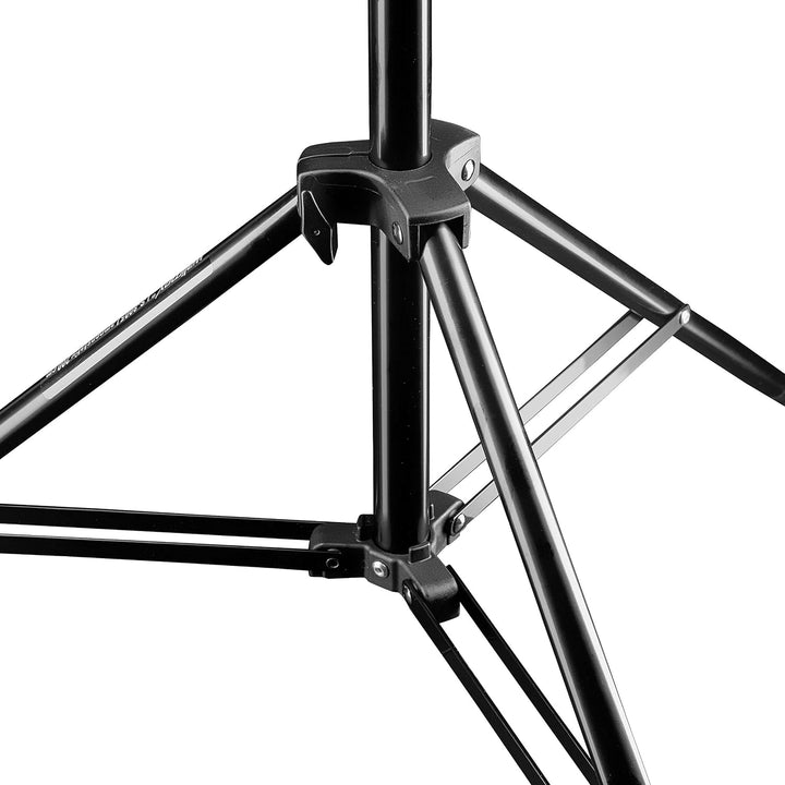 Walimex pro AIR 200 Lampenstativ 200cm - Lichtstativ mit Luftfederung Höhe max 200 cm, 4,5 kg Tragla