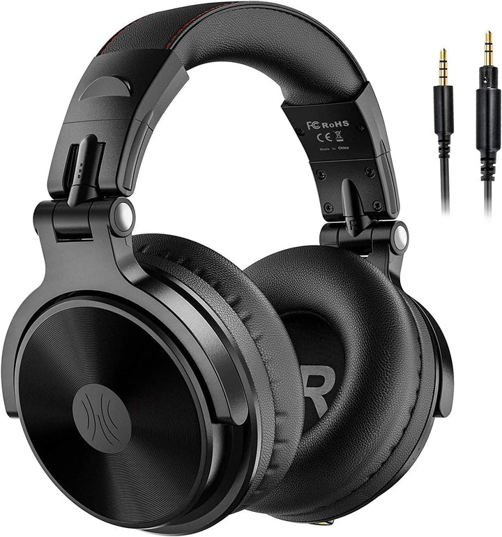Oneodio Kabellos & Verdrahtet Bass Stereo Ohr-Kopfhörer Hi-Fi Klang Bluetooth Faltbare,30 Stunden Sp