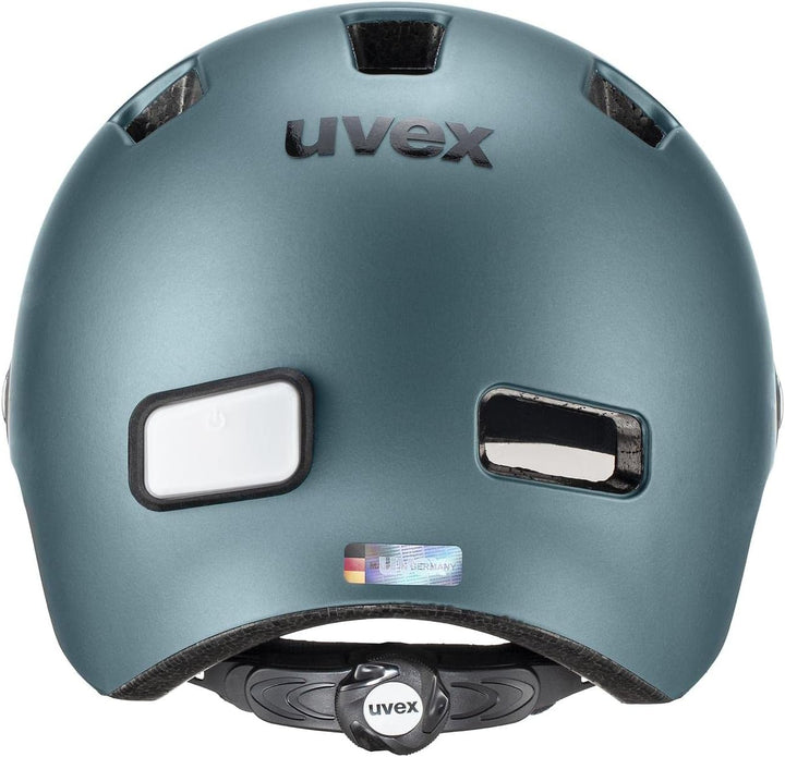 Uvex Rush Visor City Fahrrad Helm matt blau 2024 55-58 cm, 55-58 cm