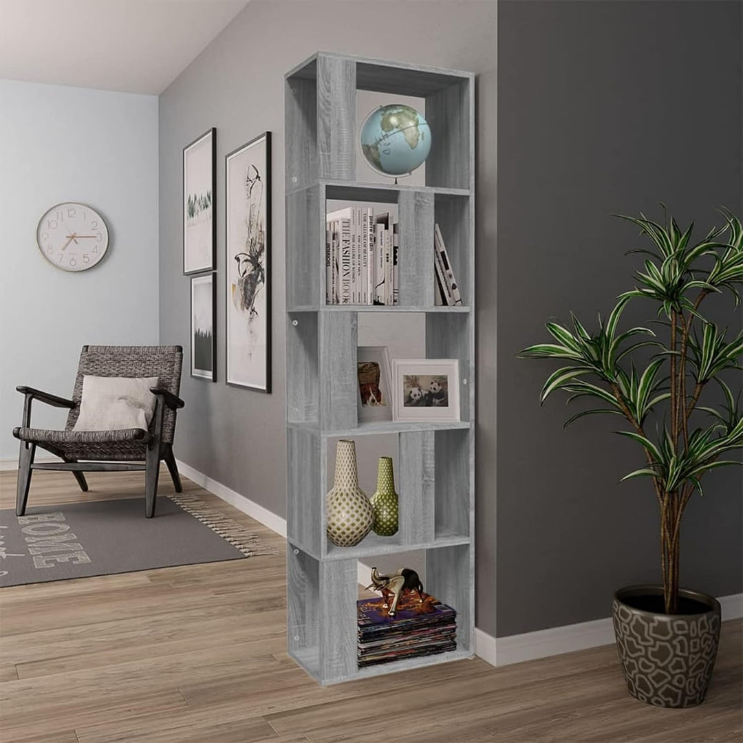 Tidyard Bücherregal Raumteiler Standregal Büroregal Holzregal Regal Aufbewahrungsregal freistehend D