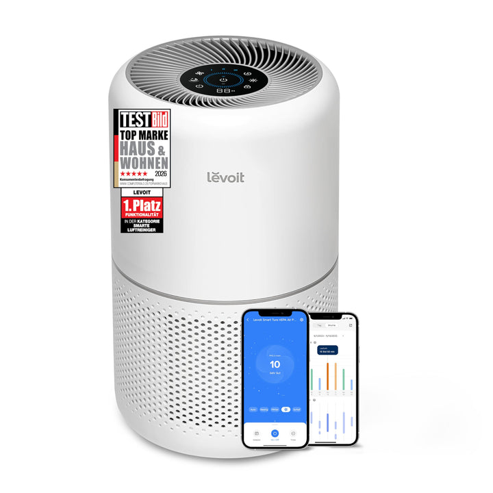 LEVOIT Luftreiniger Allergiker mit H13 HEPA Luftfilter gegen 99,97% von Schimmel Staub Pollen, Luftq