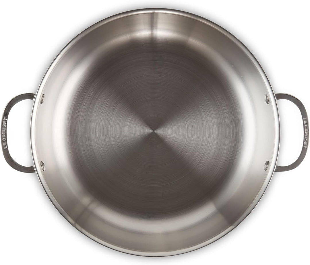 3-Ply SS 30cm Shallow Casserole/Braiser with SS lid 30 cm, 30 cm