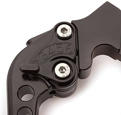 Motorrad Einstellbare Brems Kupplungshebel für YZF R1 R1M R1S 2015-2019, YZF R6 2017-2019 Black Leve