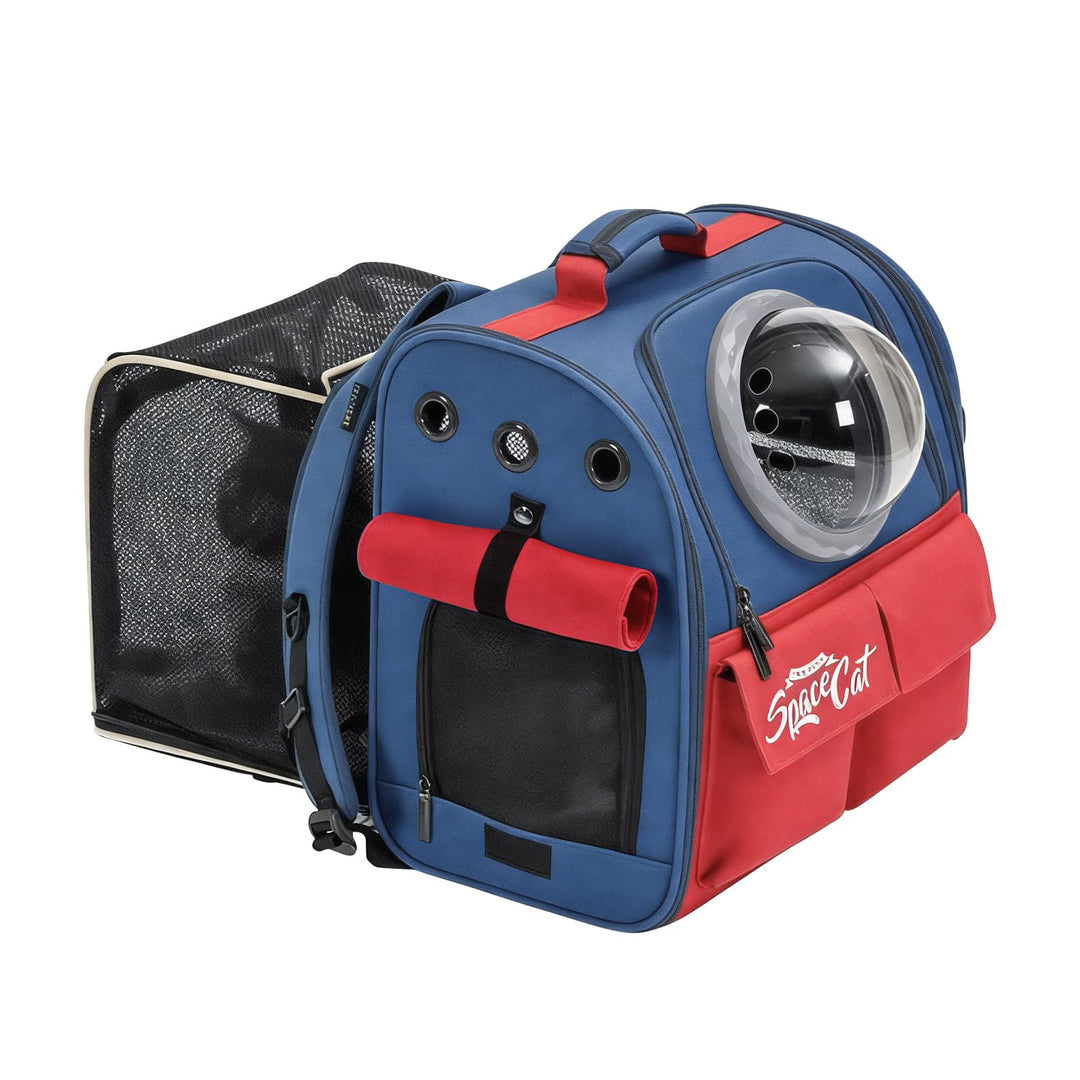 Galatée Erweiterbarer Haustierrucksack, Flugzeugzugelassener Haustierrucksack Für Katzen Und Kleine