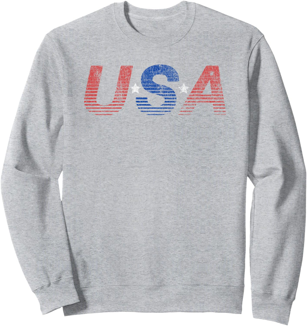 USA Lined Colors Sweatshirt