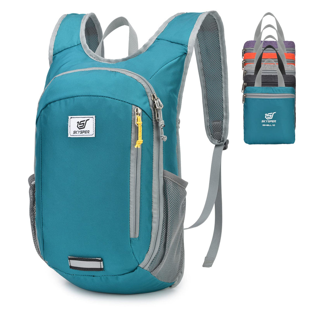 SKYSPER 10L/15L/20L Faltbarer Rucksack Ultraleicht Tagesrucksack Wasserfest Daypack Reiserucksack Wa