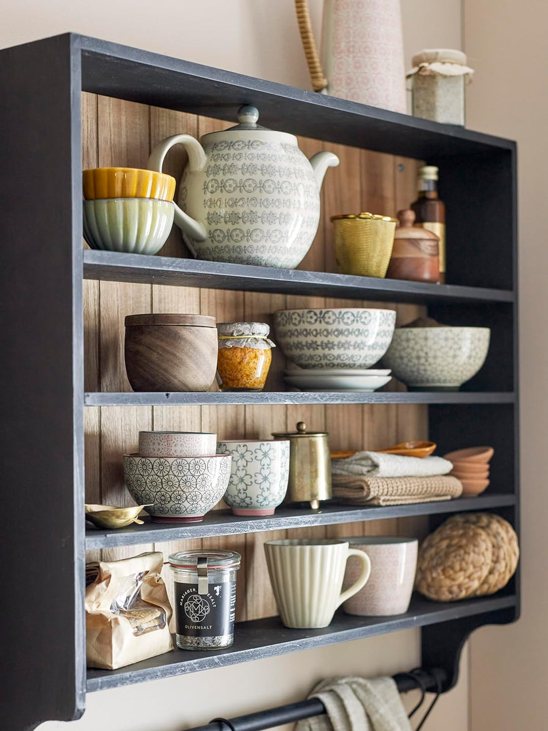 Bloomingville Schalen Cécile, rosa grau, Keramik, 4er Set