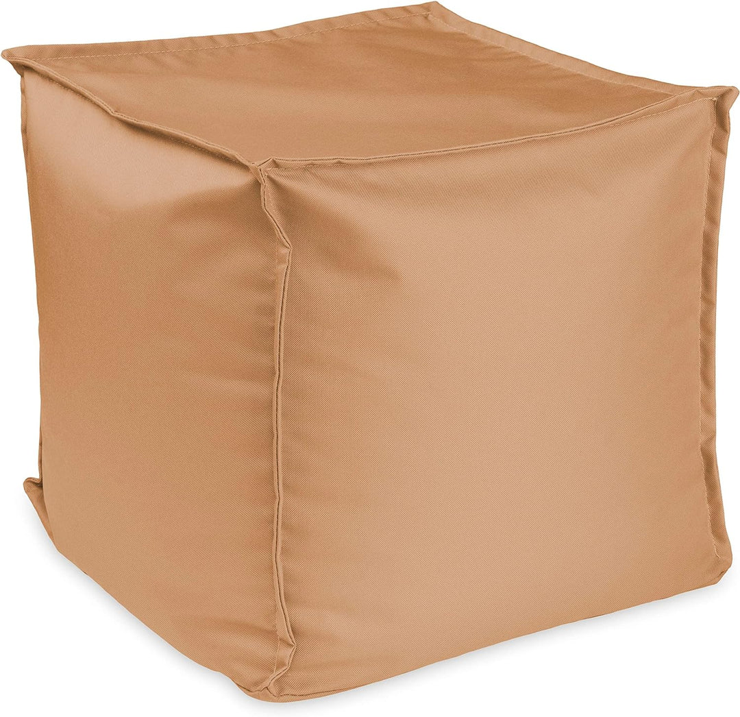 chilly pilley Sitzsack Sitzhocker mit EPS-Perlen Füllung 40x40x40cm Fusshocker Sitz-Pouf für Kinder