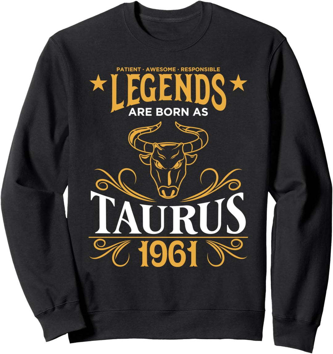 Geschenk zum 62. Geburtstag Schwester Herren Tata 1961 Geschenke für Männer Sweatshirt