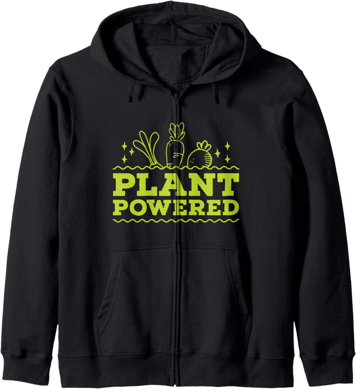 Veggie Gemüse Vegetarisch Vegetarier Geschenk Plant Powered Kapuzenjacke