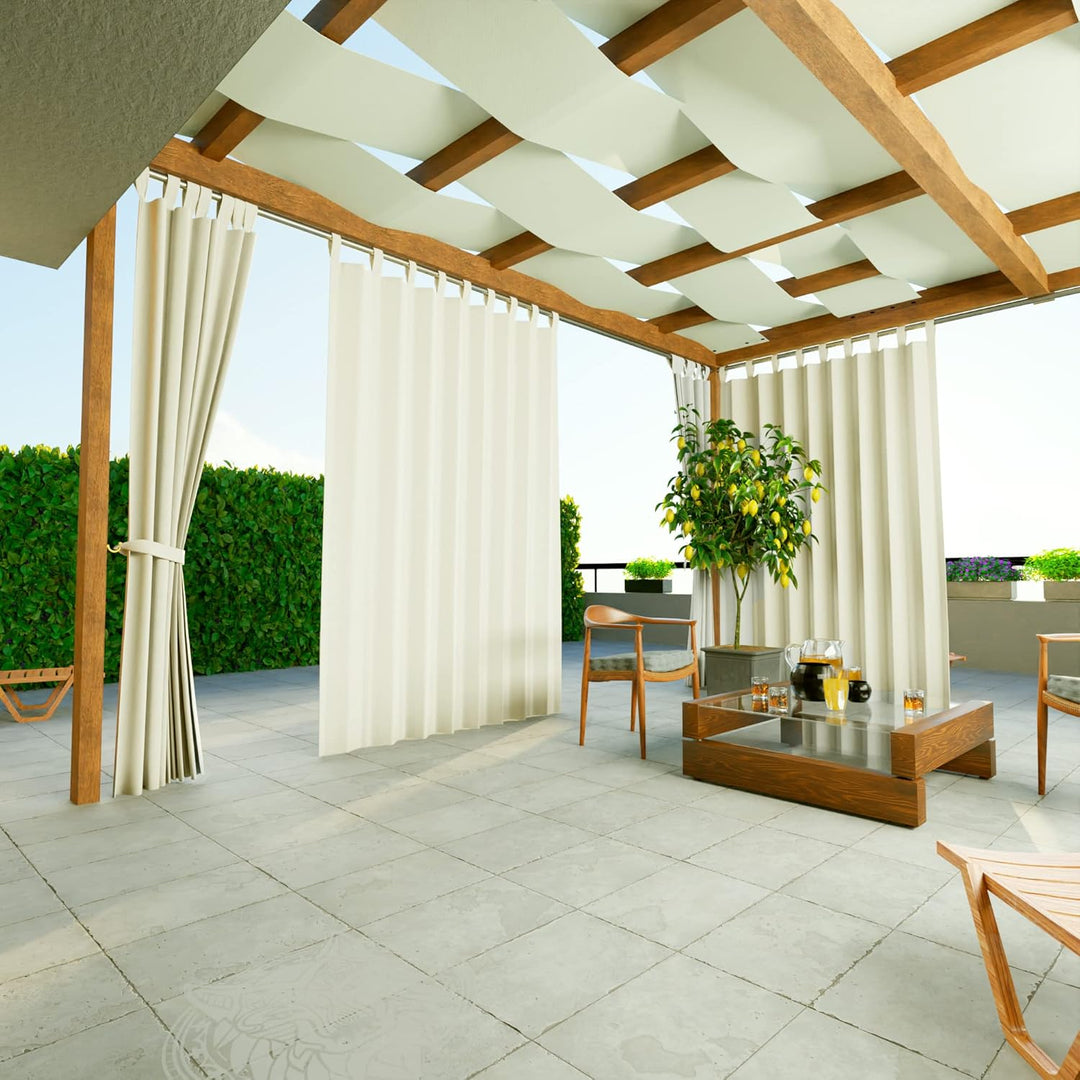 Byour3 - Balkon Markise Mit Stoffträgern Fallen Lassen Wasserdicht Anti-Schimmel Verdunkelungs Sonne
