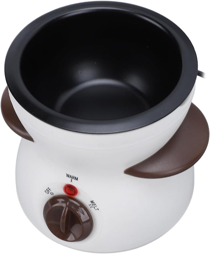 Haofy Mini-Elektro-Fonduetopf-Set, Zum Schmelzen von Schokolade, Käse und Fleischsuppe, Ideal für Pa
